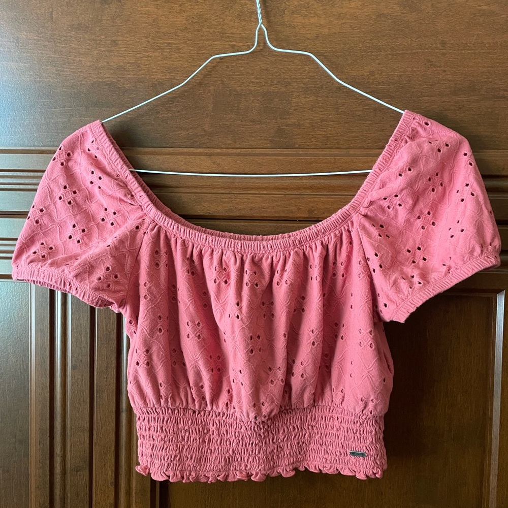 Hollister Pink Crop Top